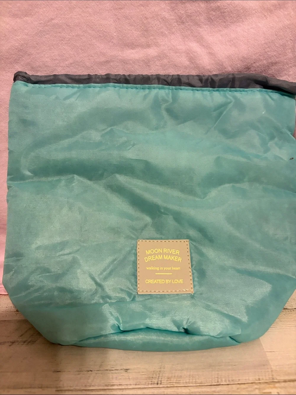 Set of 4 Floral & Teal Cosmetic Pouches